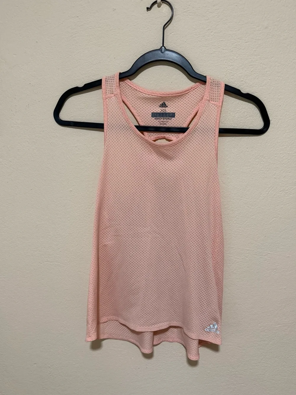 adidas Women’s Light Peach Mesh Tank